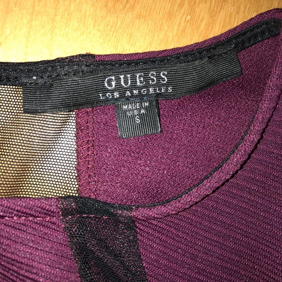 Cranberry Guess Dress 👗 size:Small - Picture 7 of 10